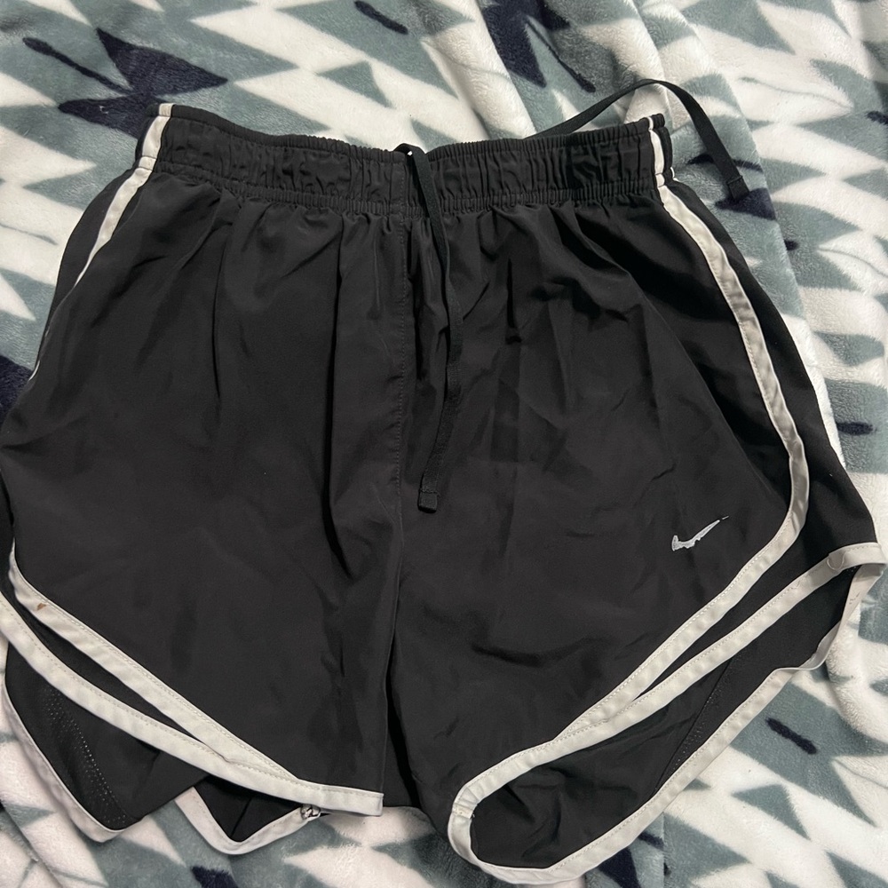 Nike Black and White Running Shorts